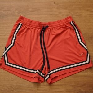 Nike Coral Dri-FIT Athletic Shorts with Black Logo